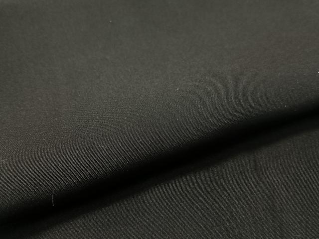 平和屋着物●男性　黒紋付　正絹　逸品　CABC9997vp