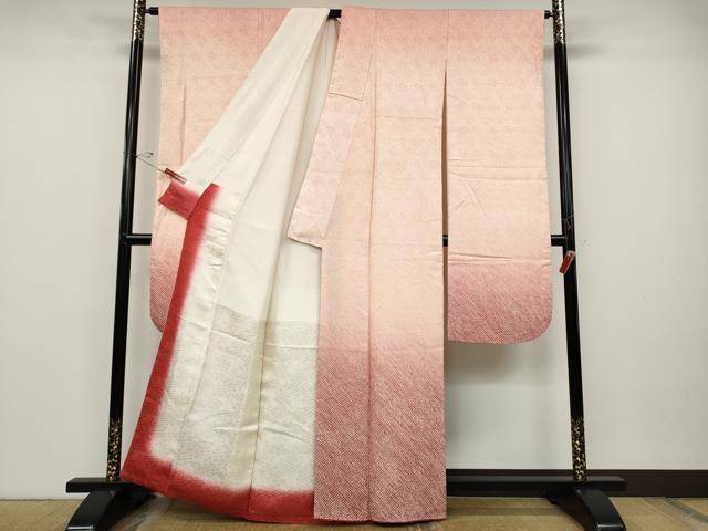 平和屋着物●豪華振袖 総絞り 暈し染め 正絹 逸品 CABD0002ut
