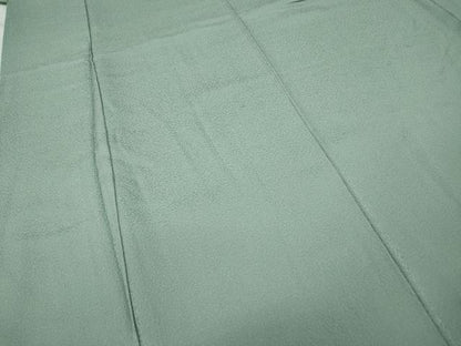 平和屋着物●上質な色無地 紋意匠 錆青磁色 鈴乃屋扱い 正絹 逸品 CABD0014ut