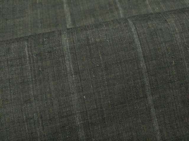 平和屋着物●本場結城紬 重要無形文化財 縞 正絹 逸品 CABD0019ut