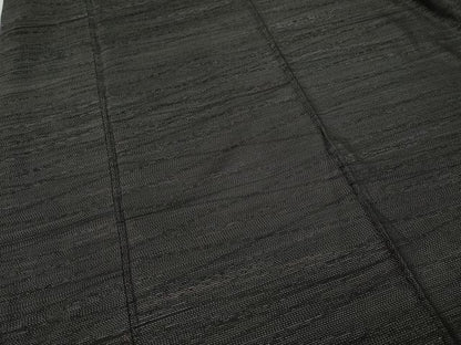 平和屋着物●本場大島紬 横段文 正絹 逸品 CABD0021ut
