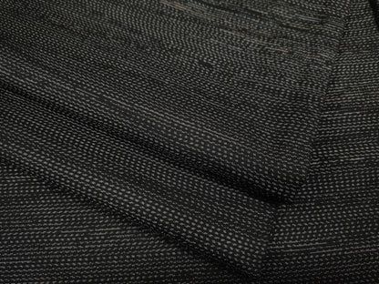 平和屋着物●本場大島紬 横段文 正絹 逸品 CABD0021ut