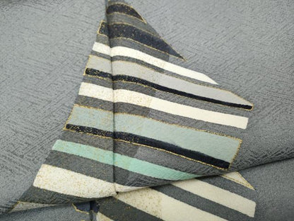 平和屋着物●訪問着 吉祥文 金彩 松坂屋扱い 正絹 逸品 CABD0027ut