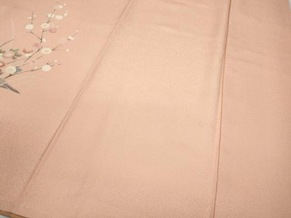 平和屋着物●訪問着 枝花文 暈し染め 金彩 正絹 逸品 未使用 CABD0028ut