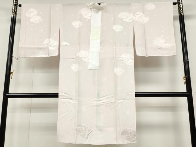 平和屋着物●長襦袢 無双仕立て 貝合わせ人物地紋 正絹 逸品 CABD0034ut
