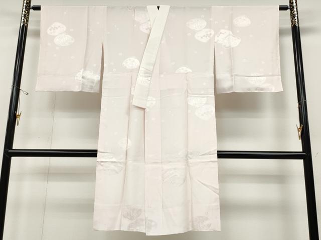 平和屋着物●長襦袢 無双仕立て 貝合わせ人物地紋 正絹 逸品 CABD0034ut