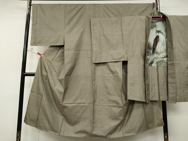 平和屋着物●男性 本場大島紬 アンサンブル 100亀甲 総詰め 正絹 逸品 未使用 CABD0036ut