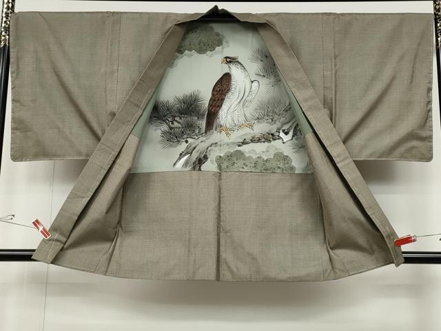 平和屋着物●男性 本場大島紬 アンサンブル 100亀甲 総詰め 正絹 逸品 未使用 CABD0036ut