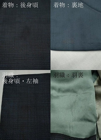 平和屋着物●男性 本場大島紬 アンサンブル 100亀甲 総詰め 正絹 逸品 CABD0037ut