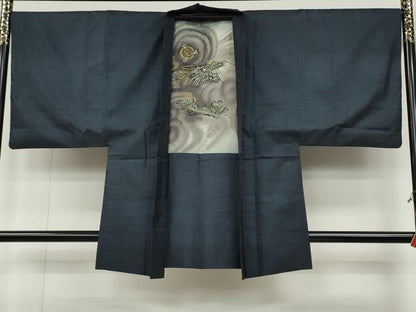 平和屋着物●男性 本場大島紬 アンサンブル 100亀甲 総詰め 正絹 逸品 CABD0037ut