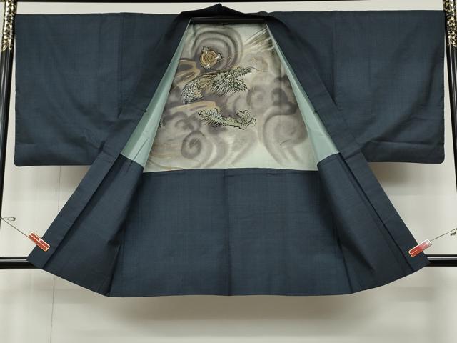 平和屋着物●男性 本場大島紬 アンサンブル 100亀甲 総詰め 正絹 逸品 CABD0037ut
