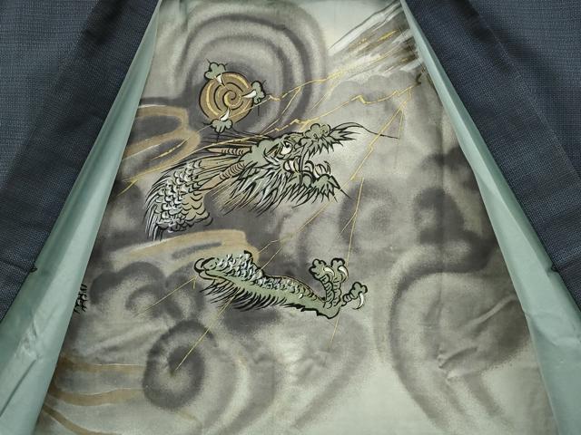 平和屋着物●男性 本場大島紬 アンサンブル 100亀甲 総詰め 正絹 逸品 CABD0037ut