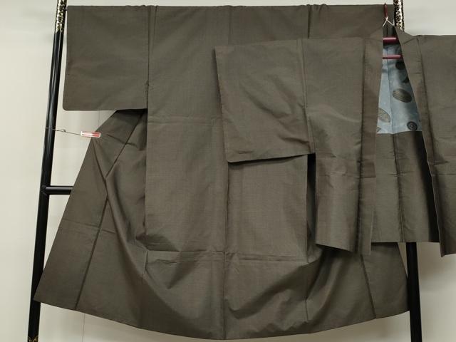 平和屋着物●男性 本場大島紬 アンサンブル 80亀甲 総詰め 正絹 逸品 CABD0039ut