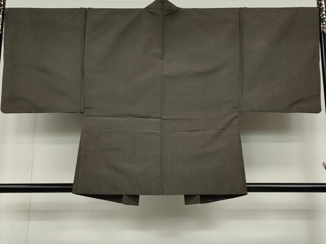 平和屋着物●男性 本場大島紬 アンサンブル 80亀甲 総詰め 正絹 逸品 CABD0039ut