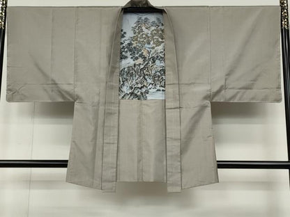 平和屋着物●男性 本場大島紬 アンサンブル 100亀甲 総詰め 正絹 逸品 CABD0041ut