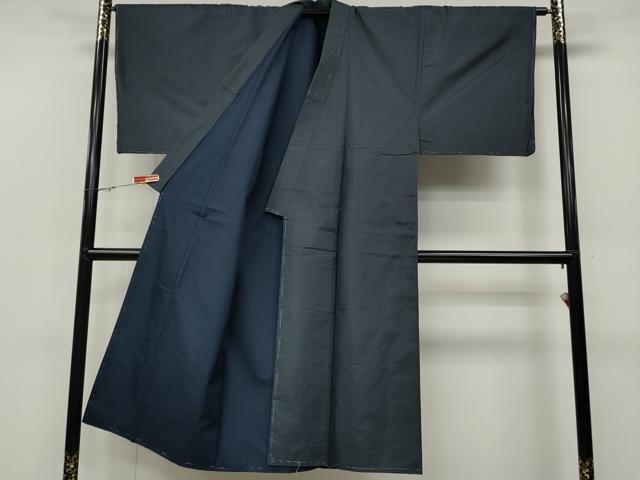 平和屋着物●男性 本場大島紬 アンサンブル 格子吉祥文 権藤幸雄作 証紙付き 正絹 逸品 CABD0042ut