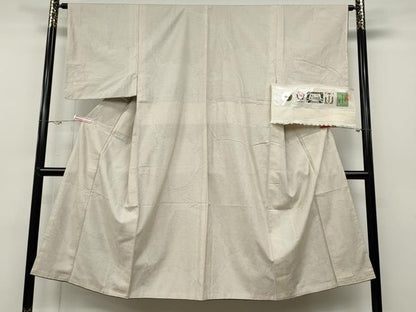平和屋着物●男性 結城紬 雪輪鹿の子文 証紙付き 正絹 逸品 CABD0043ut