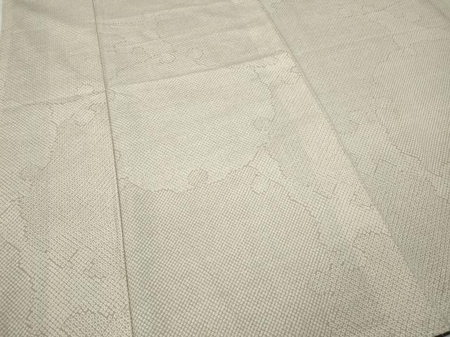 平和屋着物●男性 結城紬 雪輪鹿の子文 証紙付き 正絹 逸品 CABD0043ut