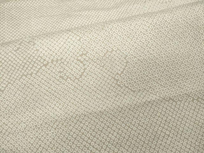 平和屋着物●男性 結城紬 雪輪鹿の子文 証紙付き 正絹 逸品 CABD0043ut