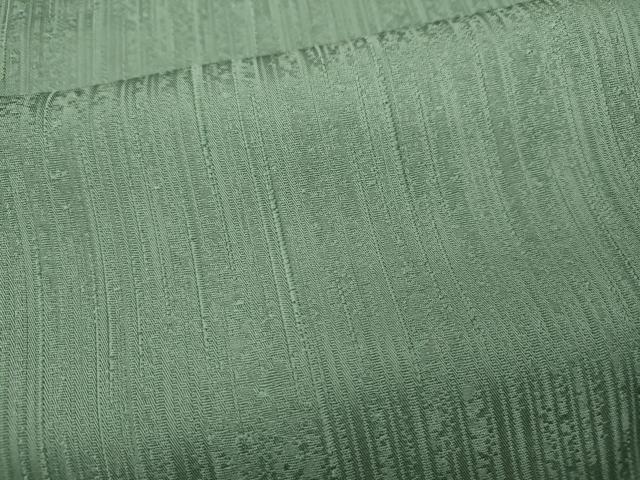 平和屋着物●上質な色無地 縞地紋 薄青色 正絹 逸品 CABD0044ut