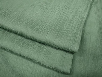 平和屋着物●上質な色無地 縞地紋 薄青色 正絹 逸品 CABD0044ut