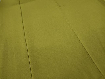 平和屋着物●ファッションデザイナー 花井幸子 振袖 菜種油色 やまと誂製 正絹 逸品 CABD0055ut