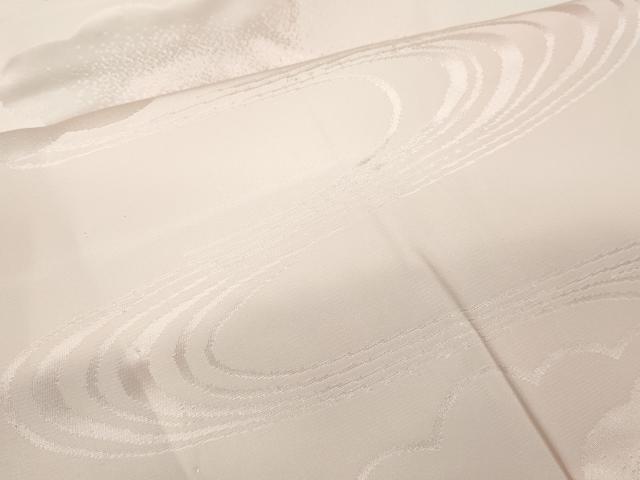 平和屋着物●振袖用長襦袢 無双仕立て 流水雲重ね地紋 暈し染め 半衿刺繍 正絹 逸品 CABD0068ut