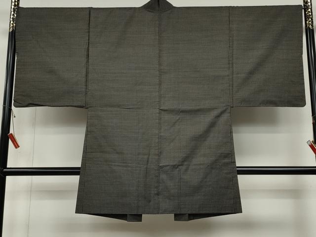 平和屋着物●男性 本場大島紬 アンサンブル 吉祥文 正絹 逸品 CABD0069ut