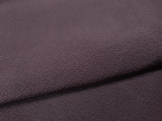 平和屋着物●上質な色無地　彩コレクション　似せ紫色　京都きもの友禅扱い　反端付き　正絹　逸品　CABD0072ut