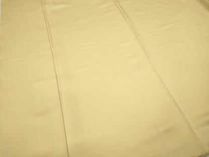 平和屋着物●上質な色無地 淡黄色 正絹 逸品 未使用 CABD0076ut