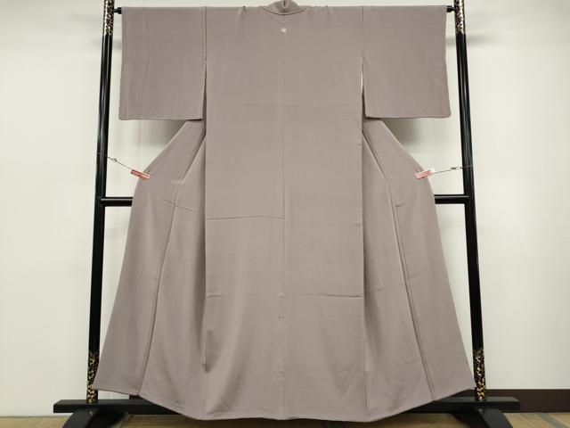 平和屋着物●上質な色無地　紅藤色　正絹　逸品　CABD0078ut