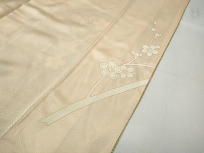 平和屋着物●訪問着　枝花文　金彩　正絹　逸品　CABD0083ut