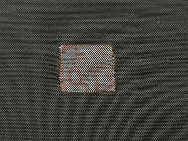 平和屋着物●訪問着　作家物　紬地　刺繍　霞文　正絹　逸品　CABD0096ut