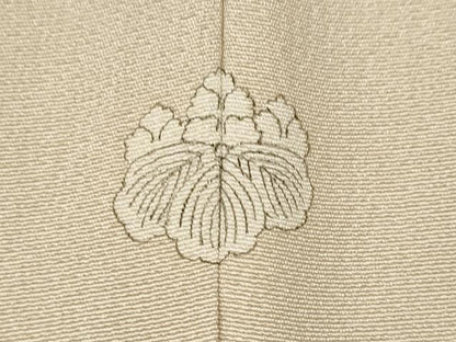 平和屋着物●豪華色留袖　駒刺繍　向かい鳥更紗花蝶文　正絹　逸品　CABD0104ut