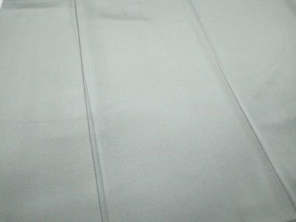 平和屋着物●上質な色無地　鬱金箔　灰青色　正絹　逸品　CABD0110ut