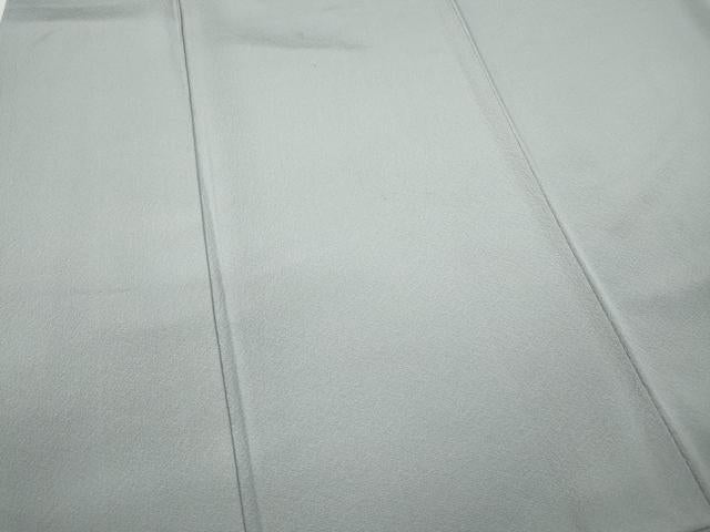 平和屋着物●上質な色無地　鬱金箔　灰青色　正絹　逸品　CABD0110ut