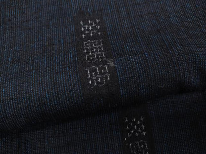 平和屋着物●本場結城紬　重要無形文化財　80亀甲　吉祥文　正絹　逸品　CABD0125ut