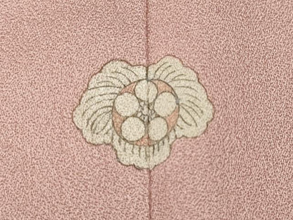 平和屋着物●豪華色留袖　駒刺繍　雪輪枝橘文　正絹　逸品　未使用　CABD0138ut