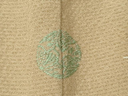 平和屋着物●訪問着 駒刺繍 風景草花文 金彩 正絹 逸品 CABD0140ut
