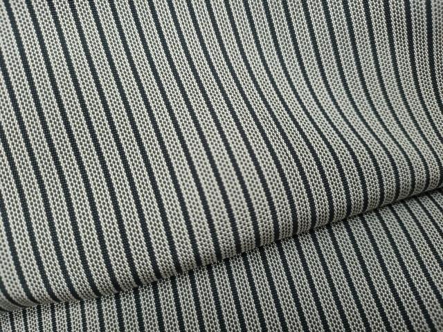 平和屋着物●男性　馬乗り袴　絲織平　縞　正絹　逸品　CABD0146ut