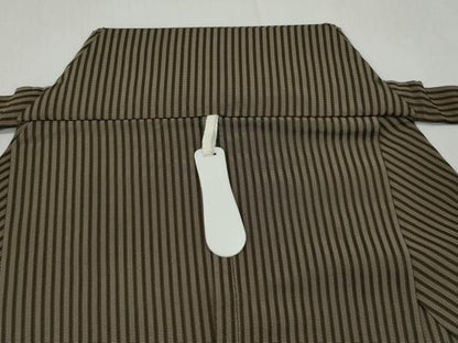 平和屋着物●男性　馬乗り袴　縞　正絹　逸品　CABD0148ut