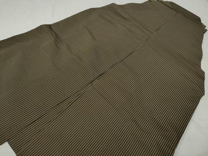 平和屋着物●男性　馬乗り袴　縞　正絹　逸品　CABD0148ut