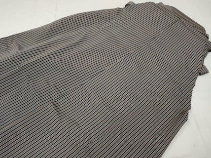 平和屋着物●男性　馬乗り袴　縞　正絹　逸品　CABD0150ut