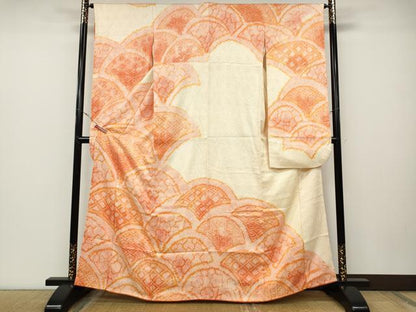 平和屋着物●豪華振袖　総絞り　吉祥文　正絹　逸品　CABD0162ut