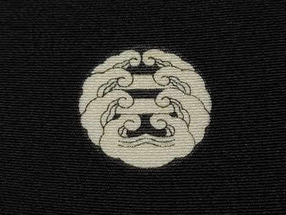 平和屋着物●十日町友禅作家　岡村蒼風　黒留袖　遠山草花文　暈し染め　鈴乃屋扱い　正絹　逸品　CABD0166ut