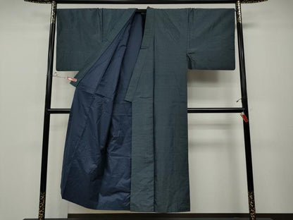 平和屋着物●男性 本場大島紬 アンサンブル 80亀甲 総詰め 正絹 逸品 CABD0169ut