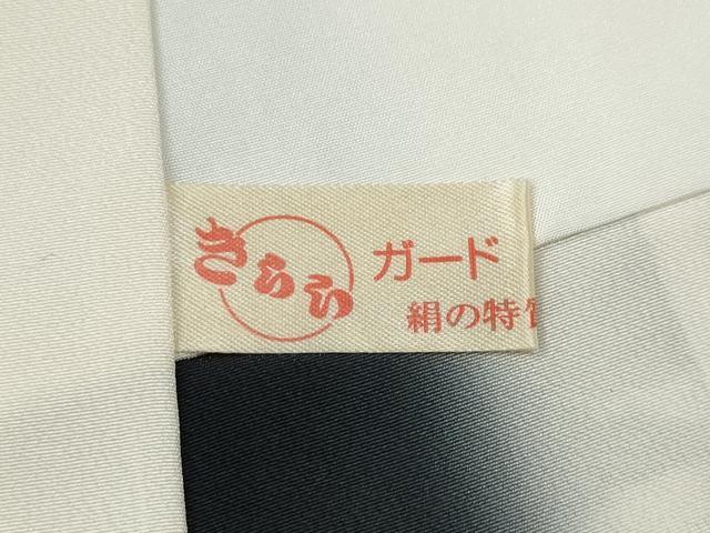 平和屋着物●上質な小紋　風景草花文　正絹　逸品　CABD0172ut