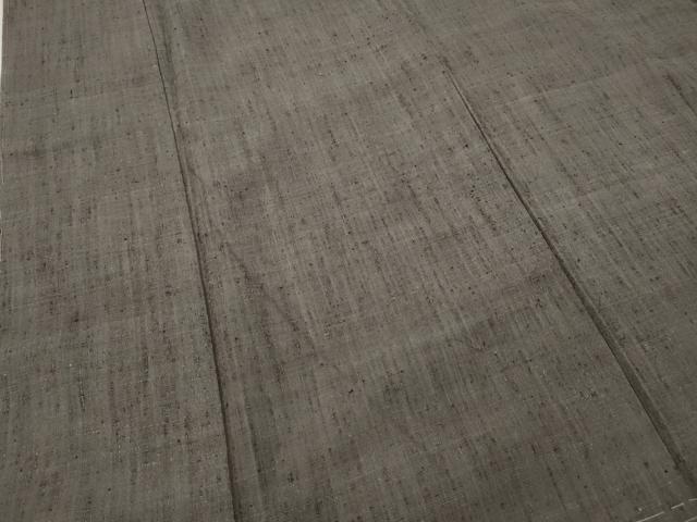 平和屋着物●男性 紬 江戸鼠色 正絹 逸品 未使用 CABD0177ut