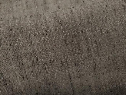 平和屋着物●男性 紬 江戸鼠色 正絹 逸品 未使用 CABD0177ut