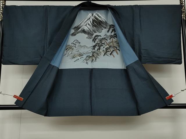 平和屋着物●男性　本場大島紬　アンサンブル　160亀甲　総詰め　正絹　逸品　CABD0182ut